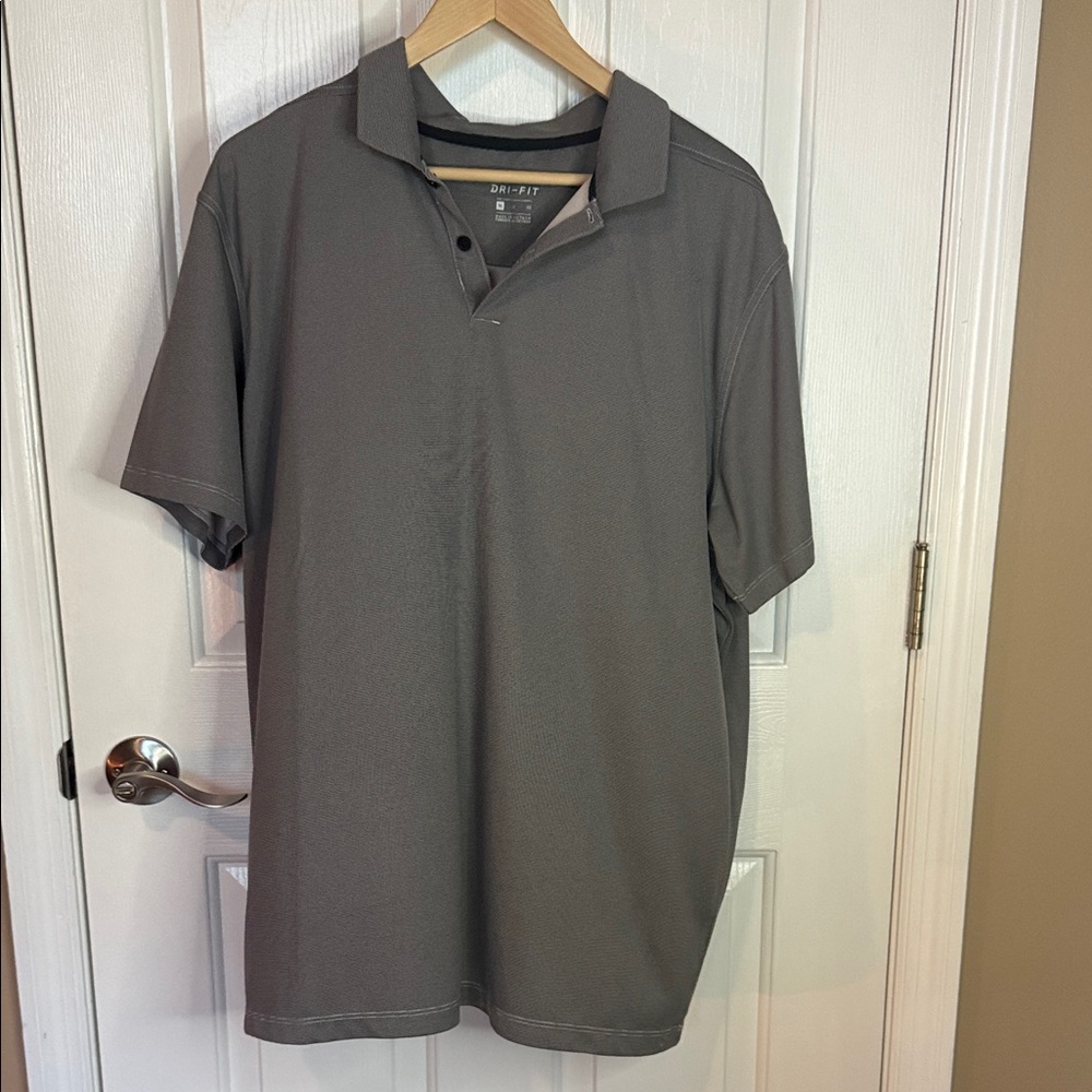 Nike Men's Dri-FIT Polo Shirt - Gray - Picture 2 of 4